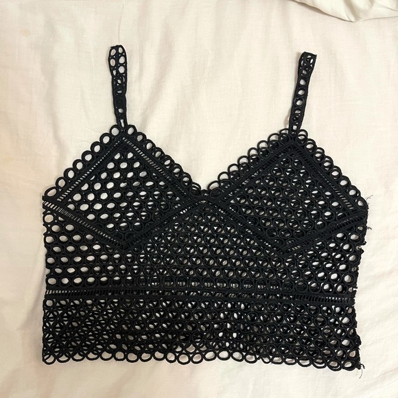 Black see through top 🖤 - Picture 2 of 3